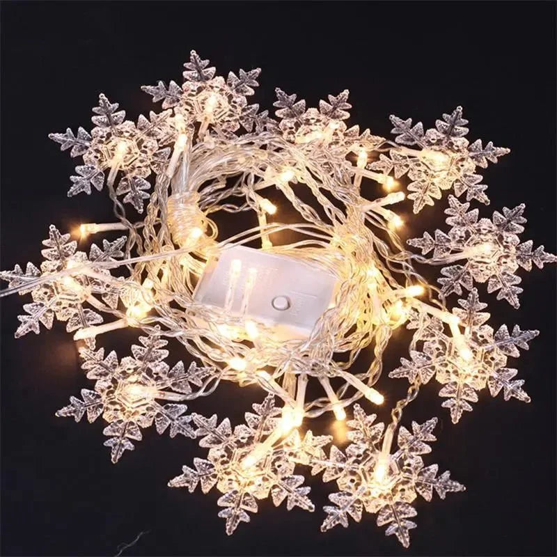 Varal Led - Flocos de neve
