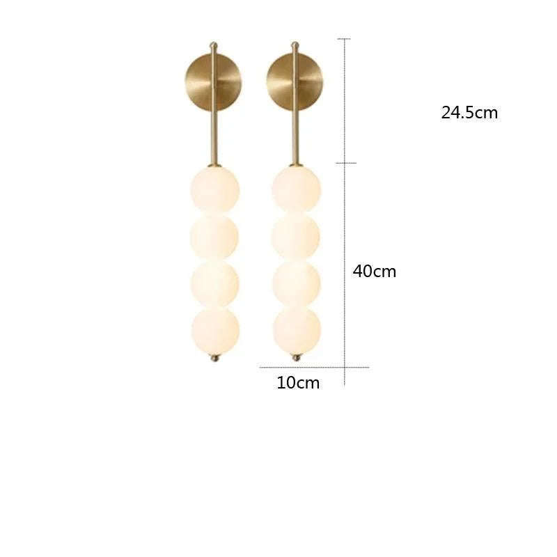 Luminária Nórdica Minimalista de parede