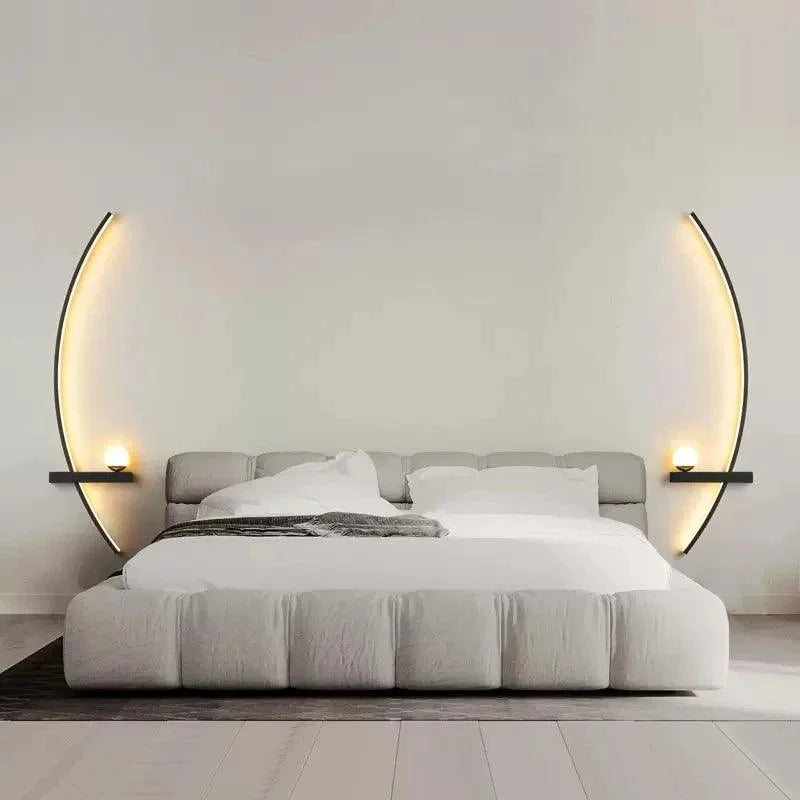 Luminária minimalista LED de parede